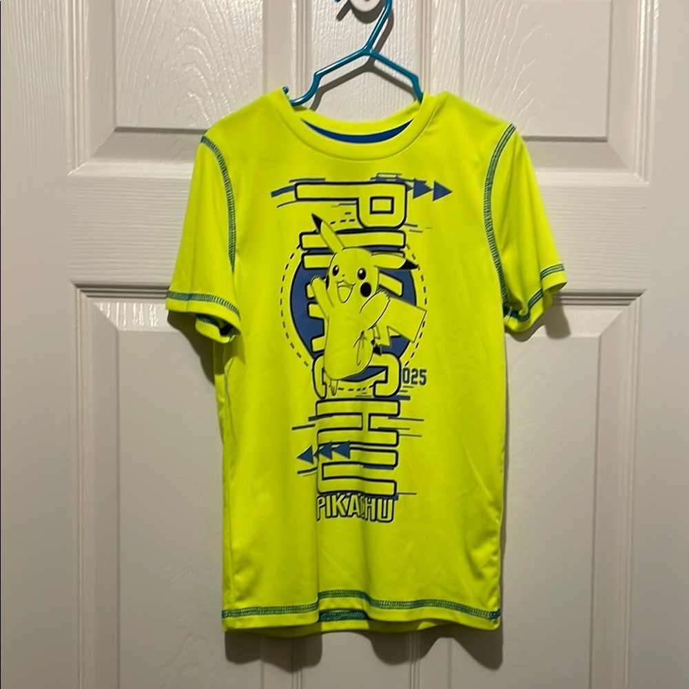 Bright Yellow Pikachu Graphic T-Shirt